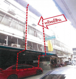 อาคารพาณิชย์ 3 ชั้น 1 คูหา วังบูรพาภิรมย์ กรุงเทพฯ 11.9 ตร.ว.