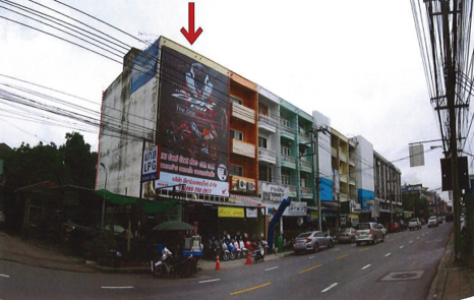 อาคารพาณิชย์ 4 ชั้น มีชั้นลอย 2 คูหา ติดถนนวัชรพล กรุงเทพฯ 40.8 ตร.ว.