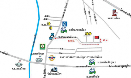 บ้านเดี่ยว 2 ชั้น ซ.ลาดปลาเค้า10 กรุงเทพฯ 56 ตร.ว.