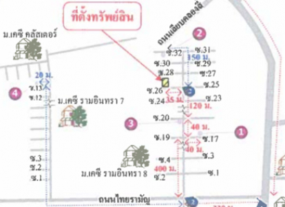 ทาวน์เฮ้าส์ 2 ชั้น หมู่บ้าน เค ซี รามอินทรา 8 จ.กรุงเทพฯ 16 ตร.ว.