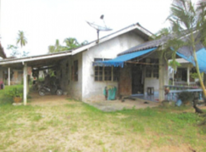 บ้านเดี่ยว 1 ชั้น ถ.บ้านควนออก-บ้านลอน พัทลุง 244 ตร.ว.