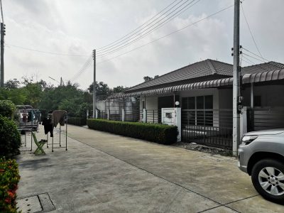 บ้านเดี่ยว 1ชั้น หมู่บ้านบ้านพรพิมล  บางเลน จ.นครปฐม 95.6 ตร.ว.