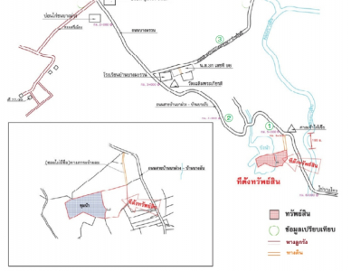 บ้านเดี่ยว 1 ชั้น มีสวนยาง บ่อน้ำ บ้านบางม่วง อ.ตะกั่วป่า จ.พังงา เนื้อที่ 29-1-27 ไร่