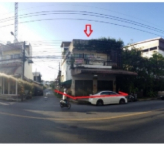 บ้านพักอาศัย2ชั้นคล้ายห้องแถว ถ.ท่าโพธิ์ ต.ท่าวัง อ.เมืองนครศรีธรรมราช จ.นครศรีธรรมราช  เนื้อที่ 71.3