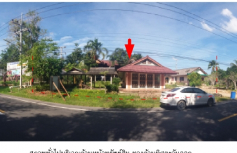 ที่ดินพร้อมสิ่งปลูกสร้าง บ้านพักอาศัยชั้นเดียว บ้านตากแดด-ป่ากอ    ต.ตากแดด อ.เมืองพังงา จ.พังงา เนื้อที่ 0-2-51.8