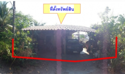 ที่ดินพร้อมสิ่งปลูกสร้าง ซ.ถนนโฉลกรัฐ 17/1 ถ.โฉลกรัฐ  ต.บางกุ้ง อ.เมือง จ.สุราษฎร์ธานี เนื้อที่ 50 วา