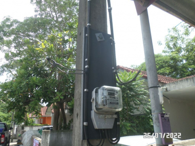 บ้านเดี่ยว ถ.ท่าเกวียน แยกจากถนนเพชรเกษม-บางสะพาน เนื้อที่ 44 ตร.ว