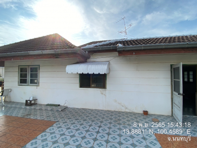 ขายบ้านเดี่ยว 2 ชั้น ซ.พิศสุววรรณ ถ.ท่าอิฐ-ไทรม้า  217.50 ตร.ว. มีพื้นที่เยอะ ทำเลดีมากๆ