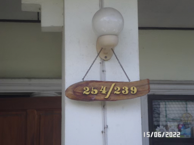 บ้านเดี่ยว  1 ชั้น หมู่บ้าน เพิ่มทรัพย์ จ.ชลบุรี 44 ตร.ว.