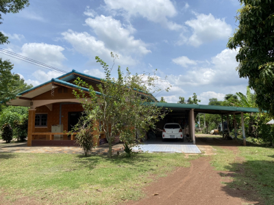 บ้านเดี่ยวชั้นเดียว บ่อทอง จ.ปราจีนบุรี 175 ตร.ว.