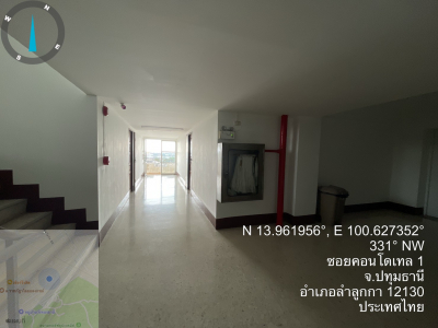 คอนโดมิเนียม  ถ.พหลโยธิน ลำลูกกา  เนื้อที่ 34.4 ตร.ม