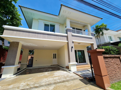 บ้านเดี่ยว 2 ชั้น  หมู่บ้าน คาซ่าวิลล์ ถ.เลียบกาญจนาภิเษก กรุงเทพฯ 54 ตร.ว.