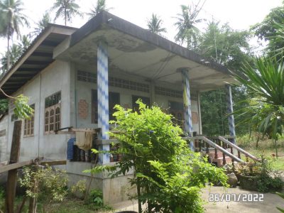ที่ดินพร้อมสิ่งปลูกสร้าง ถ..เพชรเกษม(4) กม.390+250   ต.ทองมงคล อ.บางสะพาน จ.ประจวบคีรีขันธ์ เนื้อที่ 2-0-02.7