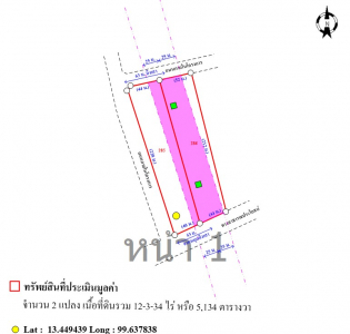 ที่ดินเปล่า โครงการสวนเกษตรมัลติอโกร เนื้อที่ 12-3-34 ไร่