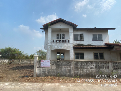 บ้านเดี่ยว ถ.เลียบคลอง 6 ฝั่งตะวันออก เนื้อที่ 98.4 ตร.ว