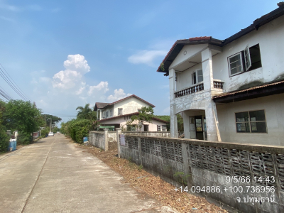 บ้านเดี่ยว ถ.เลียบคลอง 6 ฝั่งตะวันออก เนื้อที่ 98.4 ตร.ว