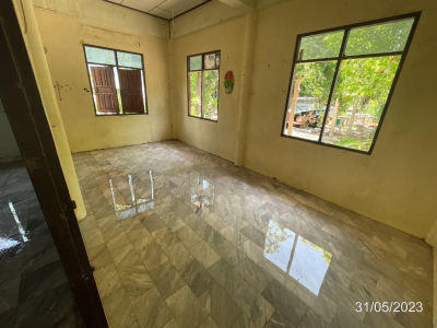 บ้านเดี่ยว ถ.เลียบคลอง24ฝั่งใต้ เนื้อที่ 19-3-05 ไร่