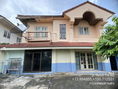 บ้านเดี่ยว ถ.คู้บอน-เลียบคลอง2    เนื้อที่ 61.8 ตร.ว