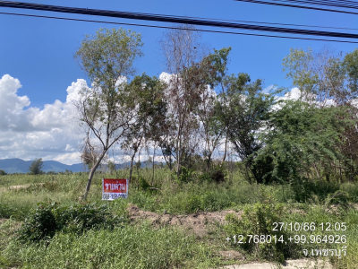 ที่ดินเปล่า ติดถนนเพชรเกษม ชะอำ เพชรบุรี
