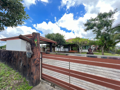 บ้านพักอาศัยชั้นเดียว ถ.สายบ้านวังยาว-บ้านหนองขอน(ปช.2009)กม.9+300   ต.ทับใต้ อ.หัวหิน จ.ประจวบคีรีขันธ์ เนื้อที่ 1-0-0