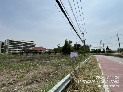 ที่ดินเปล่า ใกล้ ม.ABAC ถนนบางนาการ์เด้น ABAC สมุทรปราการ 2ไร่