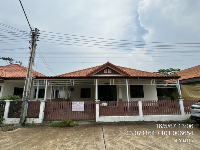บ้านเดี่ยว  สิริชนาภัทร์ -ชั้นเดียว เนื้อที่ 54 ตร.ว