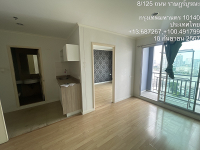 ห้องชุด โครงการ ลุมพินี วิลล์ ราษฎร์บูรณะ-ริเวอร์วิว จ.กรุงเทพฯ  30.19 ตร.ม.
