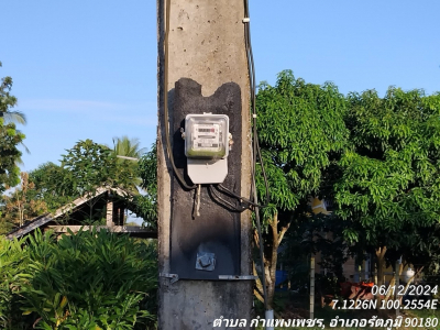 บ้านพักชั้นเดียว สานโรงพยาบาล-คลองไม้ไฝ่ อ.กำแพงเพชร ต.รัตภูมิ จ.สงขลา เนื้อที่ 65 วา