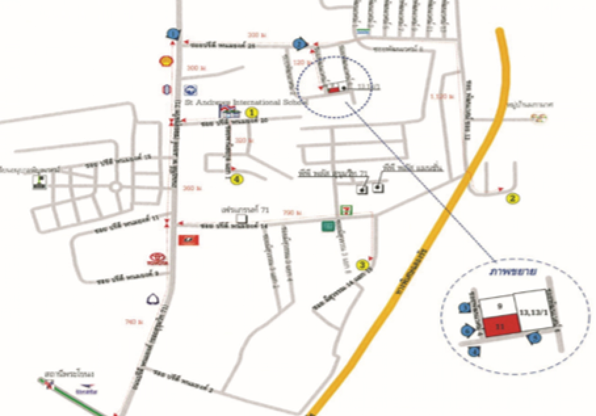 บ้านเดี่ยว 2 ชั้น (หัวมุมซอย) ซอยพัฒนเวศม์4 พระโขนง จ.กรุงเทพ 109 ตร.ว.