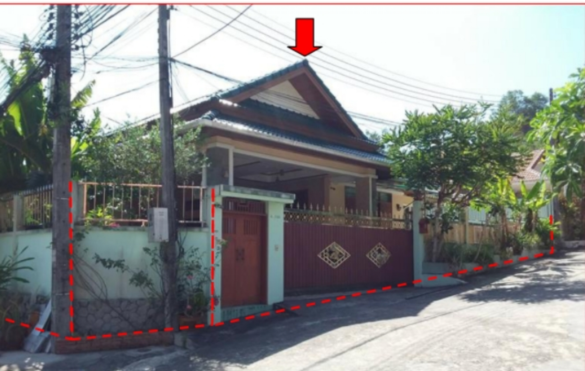 ทาวน์เฮาส์ /บ้านแฝดมีสระว่ายน้ำ ถ.พระภูเก็ตแก้ว  โครงการหมู่บ้านเดอะวัลเลย์ 1 (เฟส2)   ต.กะทู้ อ.กะทู้ จ.ภูเก็ต เนื้อที่ 82 วา