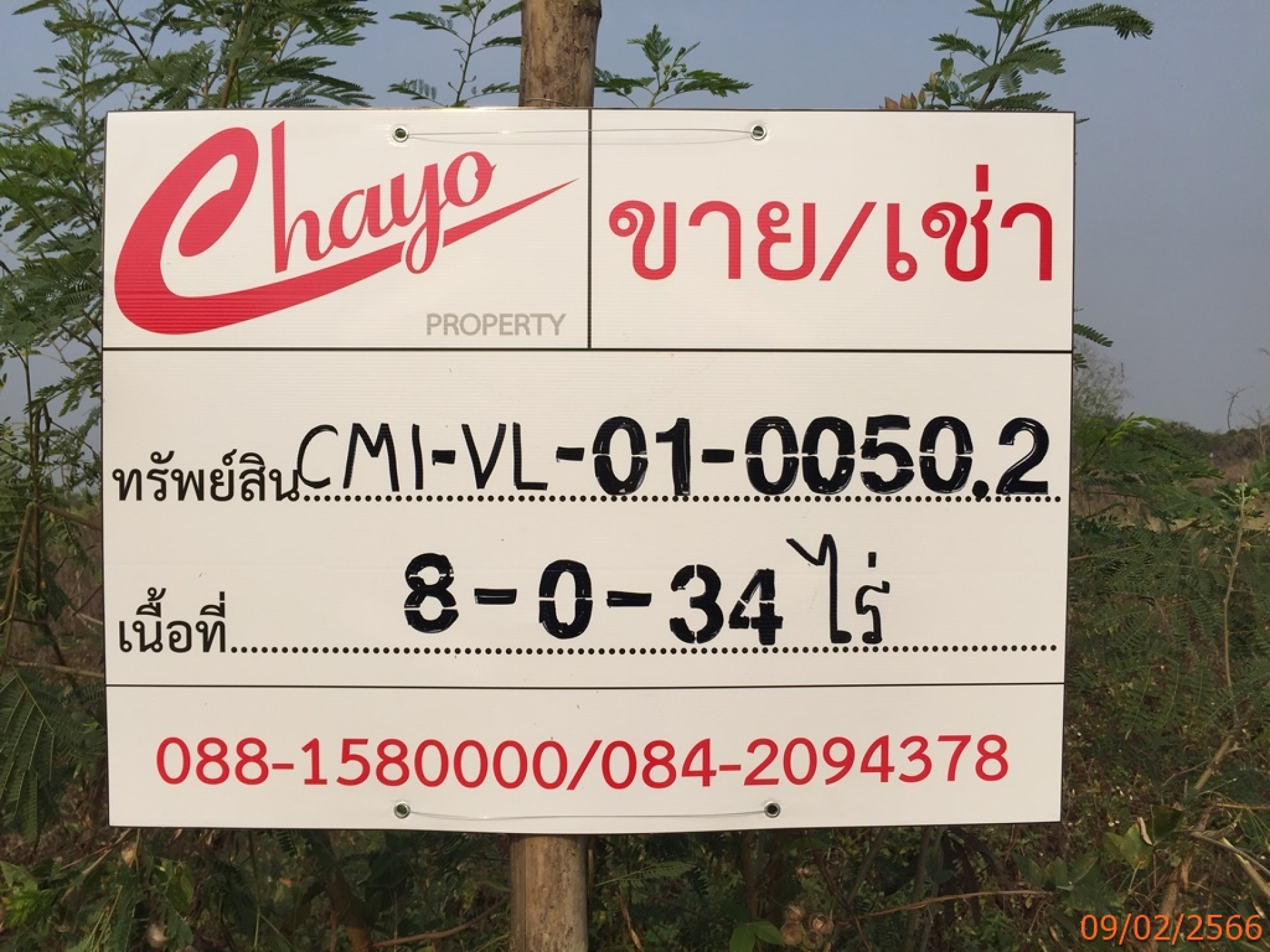 ที่ดินเปล่า 3 แปลง อ.สารภี จ.เชียงใหม่ 8ไร่ เศษ