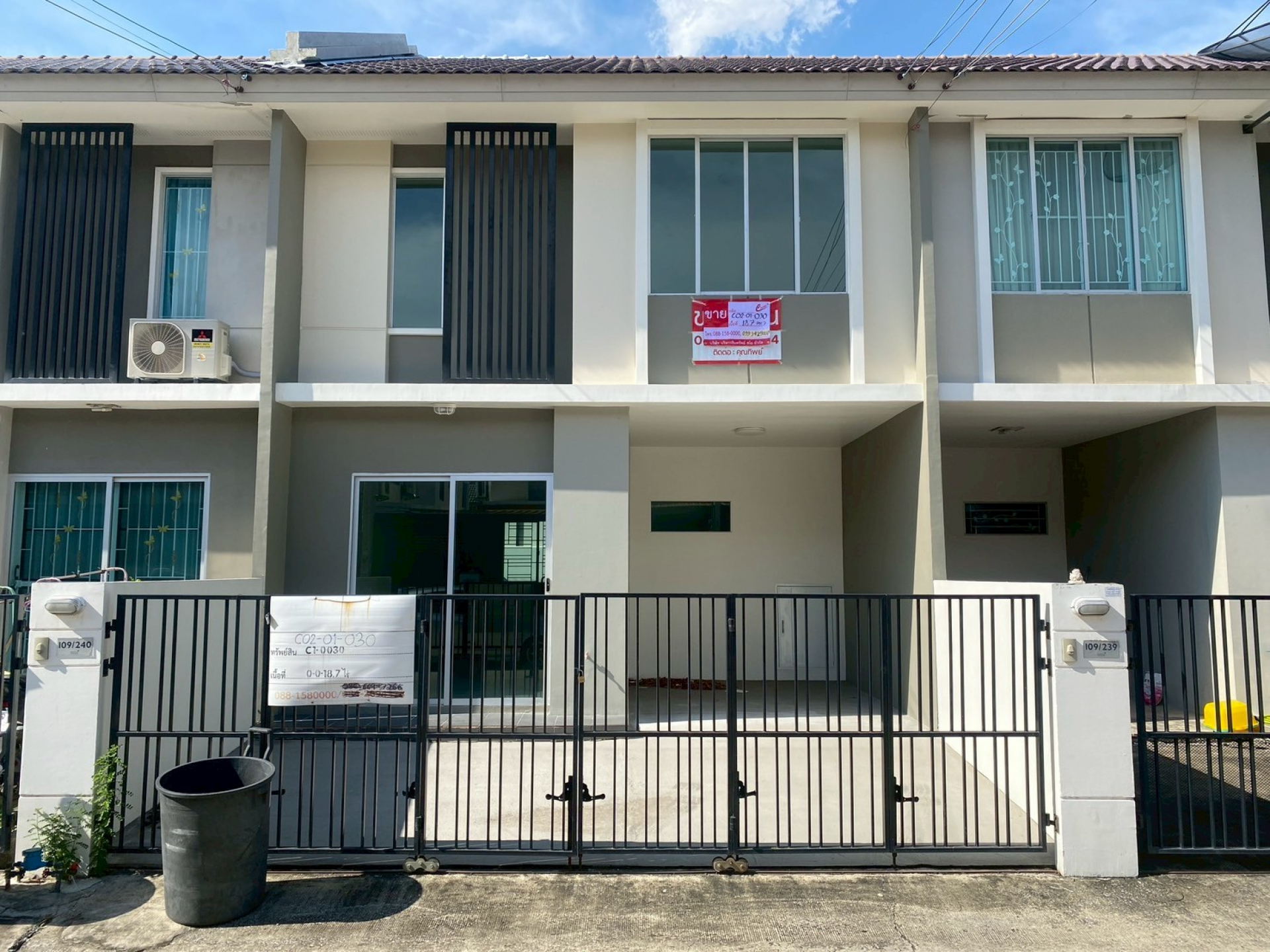 109/239 ทาวน์เฮ้าส์ 2ชั้น หมู่บ้านพฤกษาวิลล์ 66/2 18.7ตร.ว.